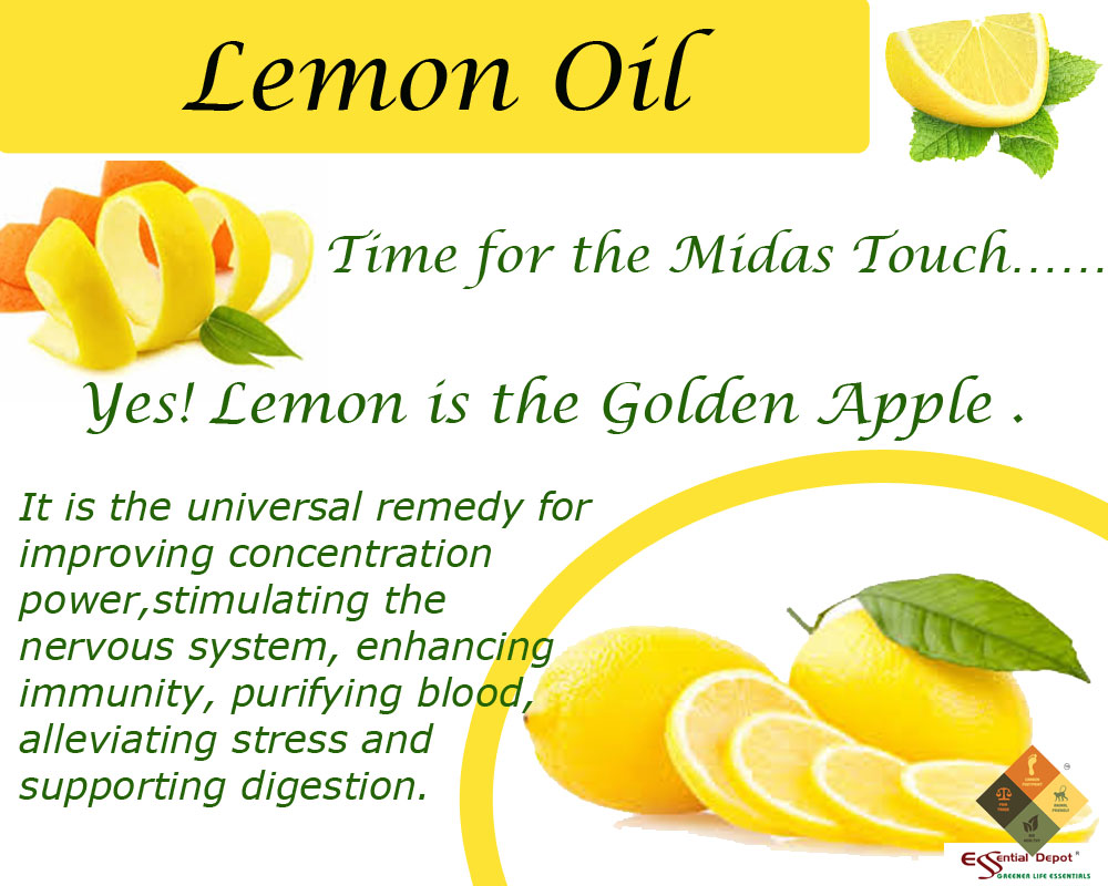 Therapeutic properties of Lemon essential oil Ayurvedic Oils