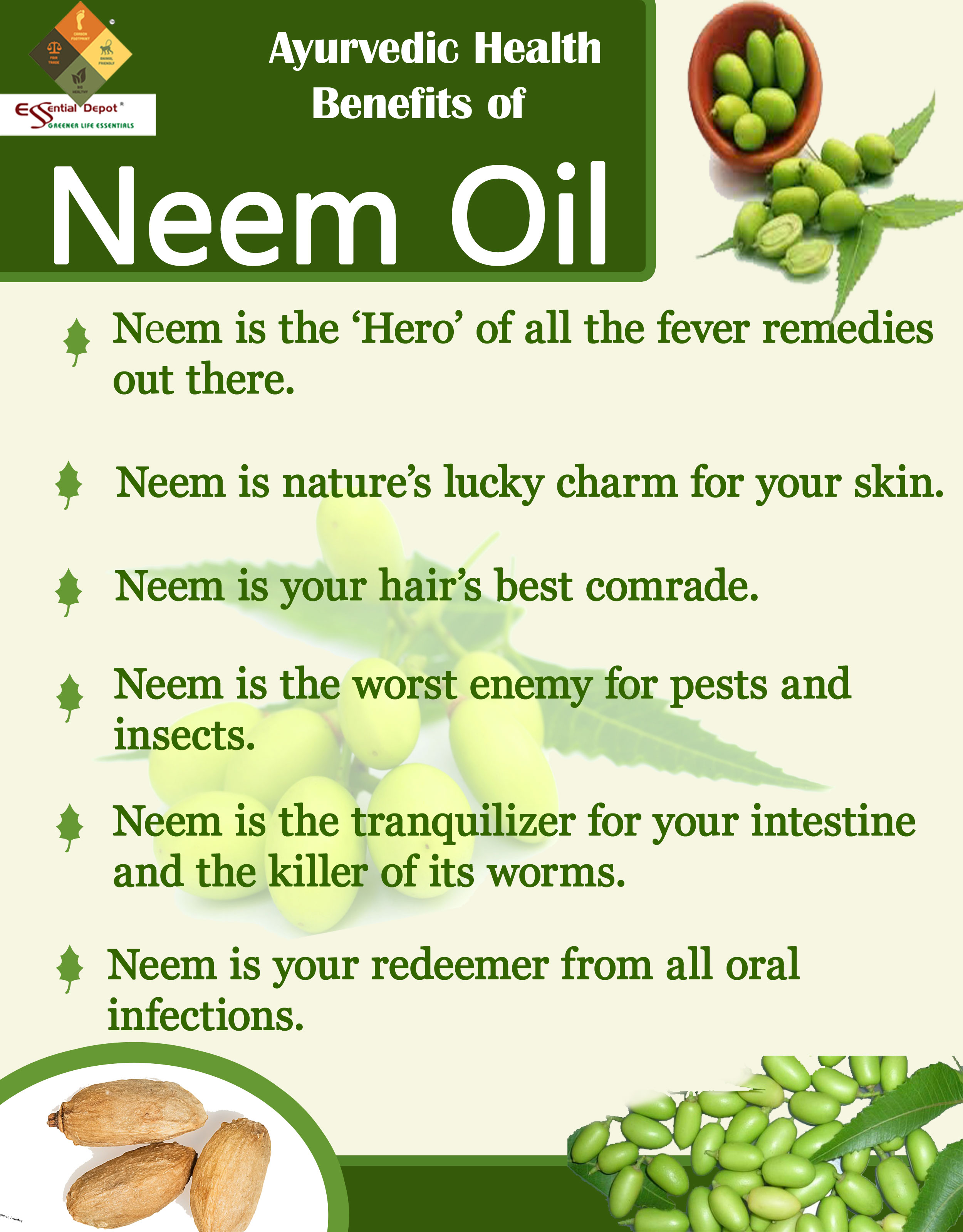 Health Benefits Of Neem Oil | Ayurvedic Oils