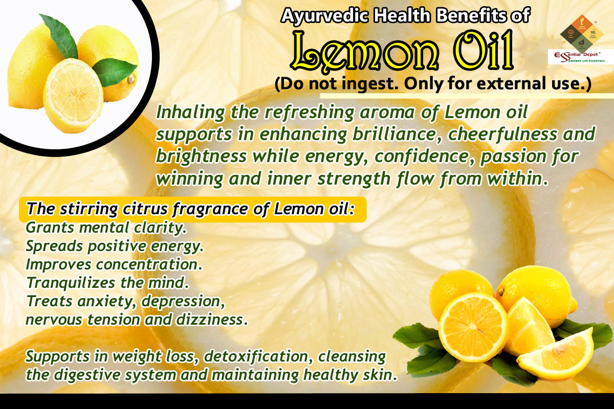 Chemical constituents of Lemon essential oil Ayurvedic Oils