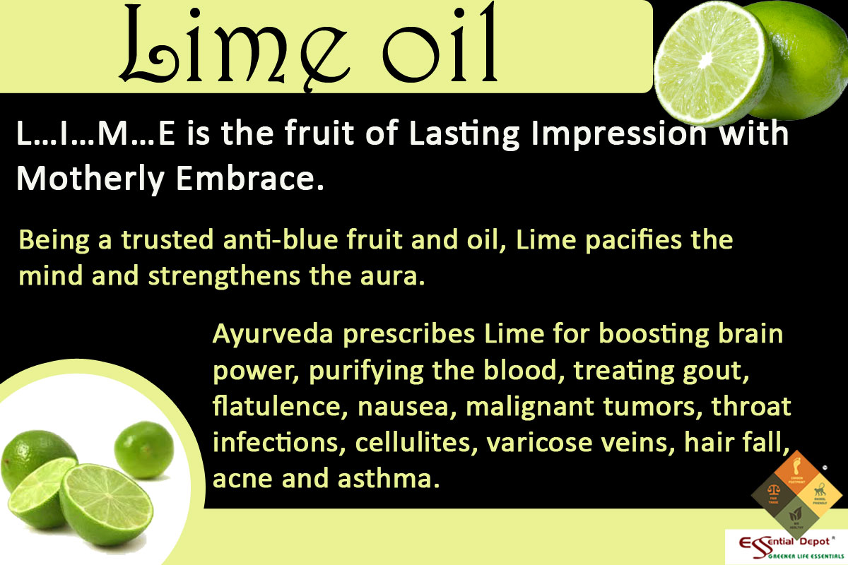 Therapeutic properties of Lime Oil Ayurvedic Oils