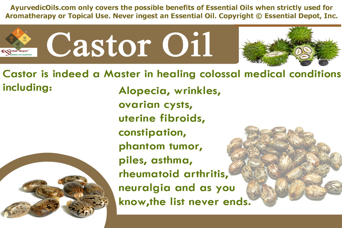 Ayurvedic health benefits of Castor oil Essential Oil